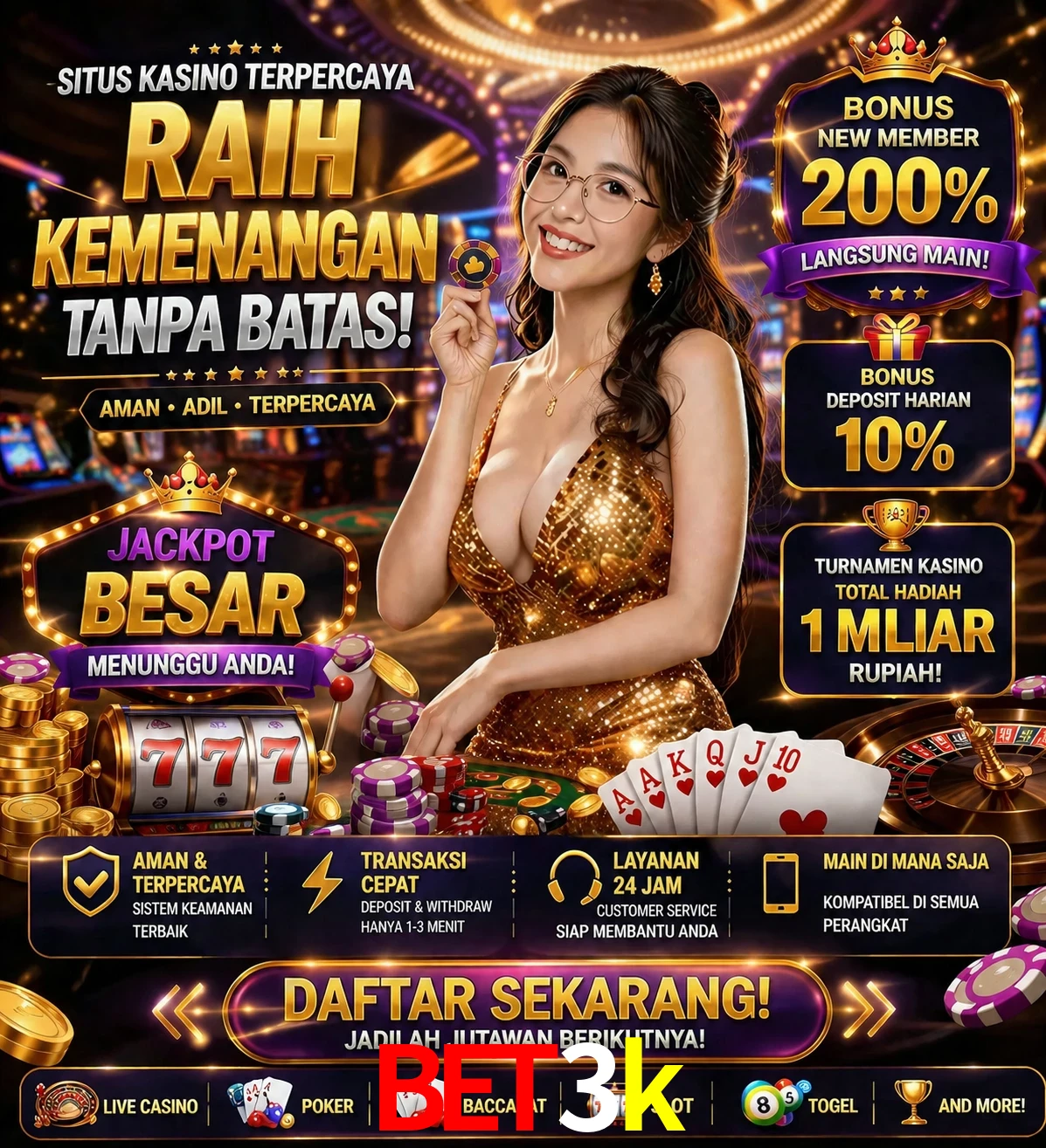 Roleta e blackjack bet3k